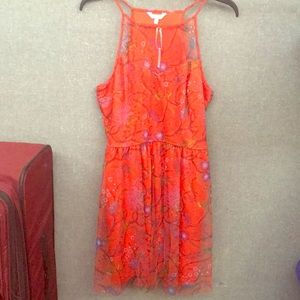 Candie’s red dress